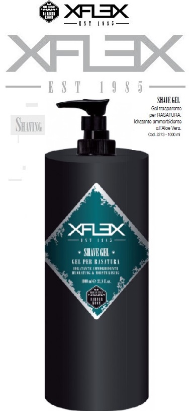 XFLEX SHAVE GEL - GEL TRASPARENTE PER RASATURA 1000 ml